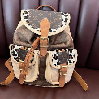 Cow Hide Backpack Purses - Picayune Cellars & Mercantile