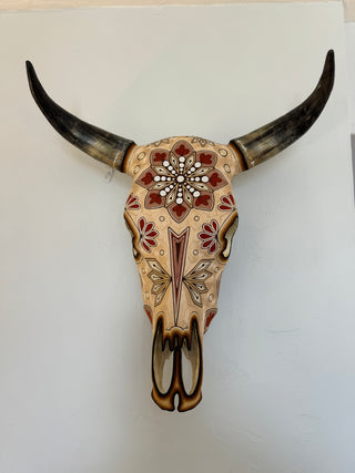 Huichol Cow Skull - Yarn