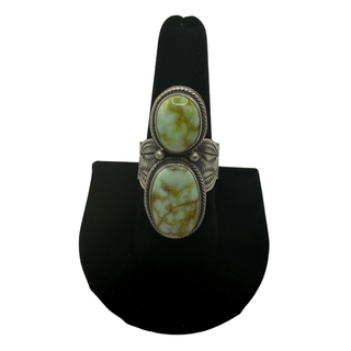 D. Benally Ring with Variscite, Size 9 Rings - Picayune Cellars & Mercantile