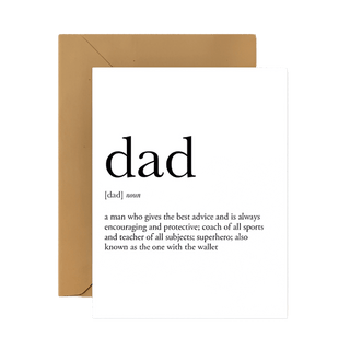 Dad Definition Greeting Card Cards - Picayune Cellars & Mercantile