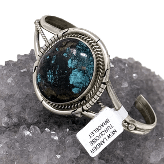 Dave Skeets New Lander Turquoise Bracelet Bracelets - Picayune Cellars & Mercantile