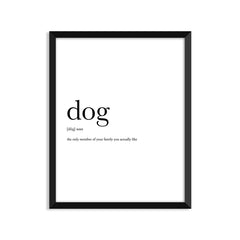 Dog Definition Greeting Card