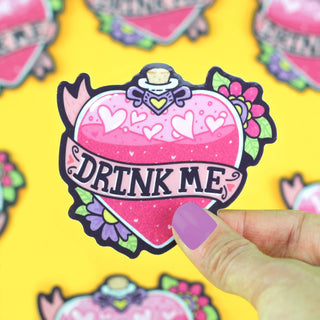 Drink Me Love Potion Sticker Stickers - Picayune Cellars & Mercantile