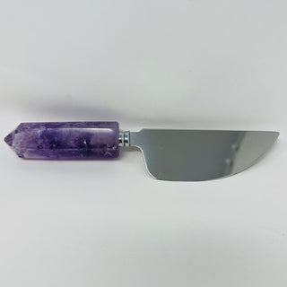 Druzy Crystal Cheese Knife Knives - Picayune Cellars & Mercantile