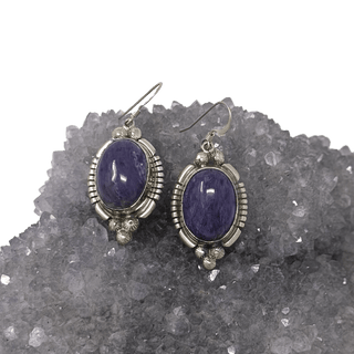 Earring Chariote Oval Drop Earrings - Picayune Cellars & Mercantile