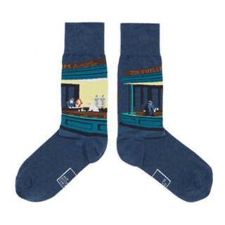 Edward Hopper "Nighthawks" Socks Socks - Picayune Cellars & Mercantile