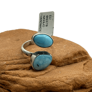 Eli Skeets Double Stone Ring Rings - Picayune Cellars & Mercantile