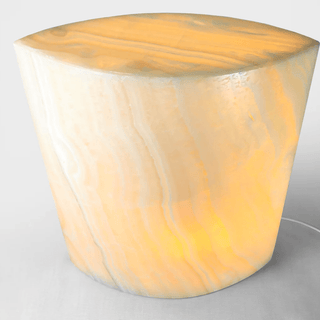 Elliptical Natural Stone Onyx Lamp Crystals - Picayune Cellars & Mercantile