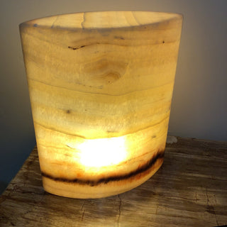 Elliptical Natural Stone Onyx Lamp Crystals - Picayune Cellars & Mercantile
