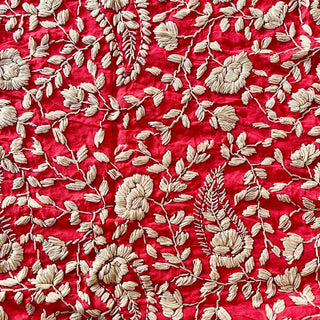 Embroidered Silk Shawl Scarves - Picayune Cellars & Mercantile