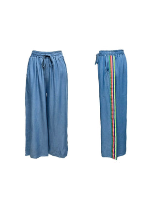 Flowing Jean Pants Women's Apparel - Picayune Cellars & Mercantile