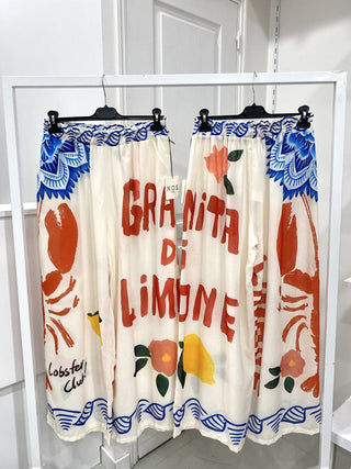 Flowing Printed Pants Women's Apparel - Picayune Cellars & Mercantile