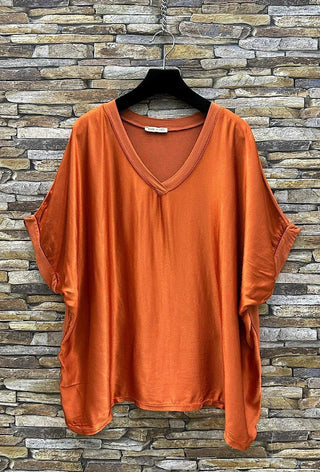 Flowing & Romantic Satin Blouse Women's Apparel - Picayune Cellars & Mercantile