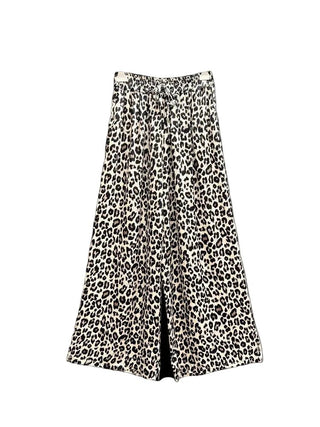 Flowing Silky Leopard Print Pants Women's Apparel - Picayune Cellars & Mercantile