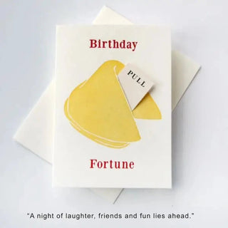 Fortune Cookie Hangover Letterpress Birthday Card Cards - Picayune Cellars & Mercantile