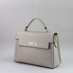 FR 583077 Moyenne Taille Structured Leather Purse