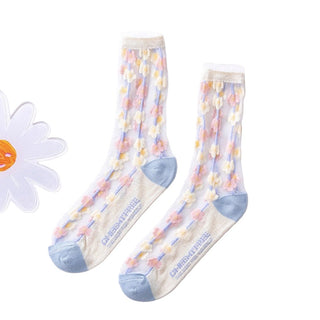 Fun Pattern Sheer Socks Socks - Picayune Cellars & Mercantile