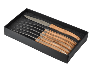 GC Brasserie Wood Laguiole Table Knives Knives - Picayune Cellars & Mercantile