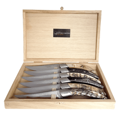 GC Stylver Origines Horn Table Knives Set