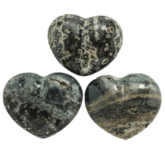 Gemstone Carved Heart