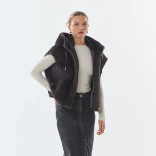 Gisele - Faux Fur Vest Women's Apparel - Picayune Cellars & Mercantile