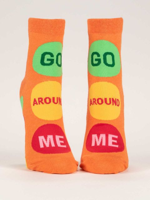 Blue Q Women's Ankle Socks "Go Around Me"
