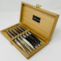 Goyon Chazeau Le Thiers Prestige Table Knife Set in Horn