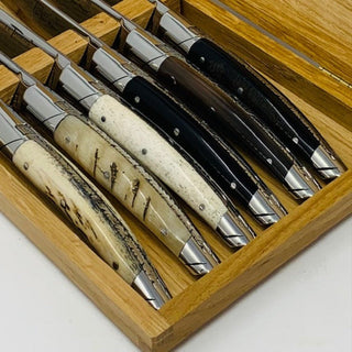 Goyon Chazeau Le Thiers Prestige Table Knife Set in Horn Knives - Picayune Cellars & Mercantile