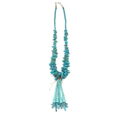 Graduated Turquoise Necklace with Jaclas