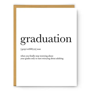 Graduation Definition Card Cards - Picayune Cellars & Mercantile