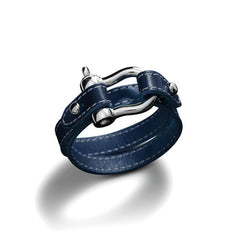 Guiot de Bourg Leather Wrap Bracelet