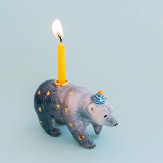 Hand - Painted Porcelain Critter Cake Toppers Kid's Stuff - Picayune Cellars & Mercantile