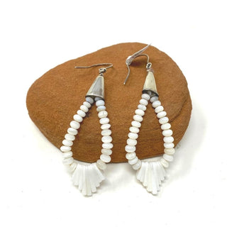 Hanging Shell Earrings Earrings - Picayune Cellars & Mercantile