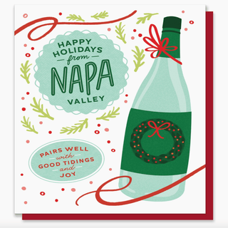 "Happy Holidays from Napa" Card Cards - Picayune Cellars & Mercantile