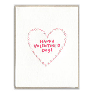 "Happy Valentine's Day Heart" Valentine's Card Cards - Picayune Cellars & Mercantile