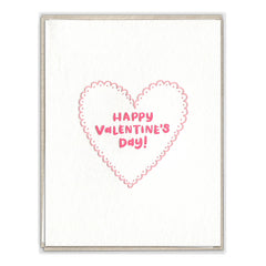 Happy Valentine's Day Heart Valentine's Card