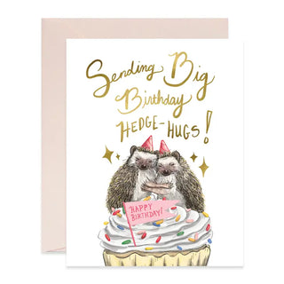 Hedge Hugs Birthday Card