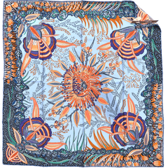 Hermès Flowers of South Africa Silk Scarf 90cm