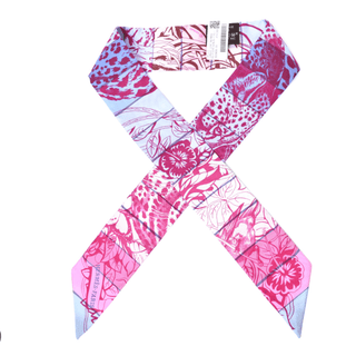 Hermes Jungle Love Silk Twilly Scarves - Picayune Cellars & Mercantile