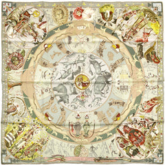 Hermès Scarf Mythologies des Hommes Scarf 90cm Kermit Oliver