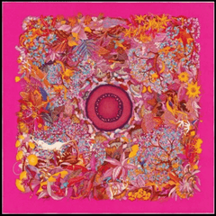 Hermes Scarf Au Coeur de la Vie 90 Aline Honoré