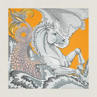 Hermès Scarf "Cheval Sirene" Double Face 90 Scarves - Picayune Cellars & Mercantile