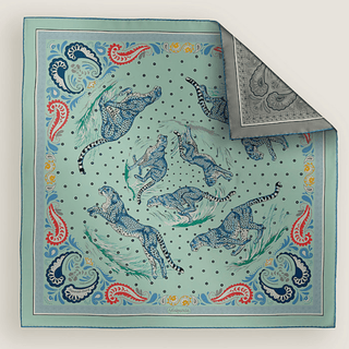 Hermès Scarf Guepards Double Face 90 Scarves - Picayune Cellars & Mercantile