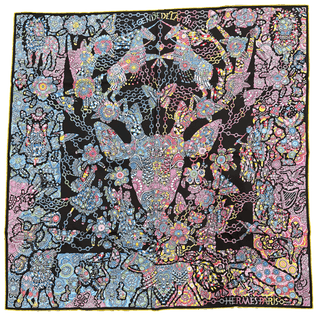 Hermes Scarf Legende de la Foret Emeline Piot 90cm Scarves - Picayune Cellars & Mercantile