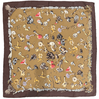 Hermes Scarf Les Champignons II 90 Scarves - Picayune Cellars & Mercantile