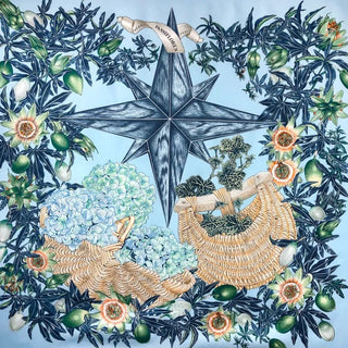 Hermès Scarf Passiflores 90 Scarves - Picayune Cellars & Mercantile