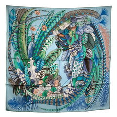 Hermès Scarf Plumes en Fete 90