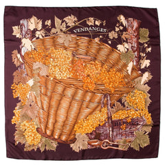 Hermes Vendanges Harvest Silk Scarf