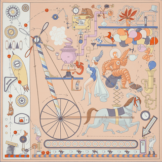 Hermes "Tea for Two" Scarf Scarves - Picayune Cellars & Mercantile