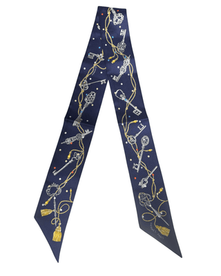 Hermès Twilly Les Clés à Pois Scarves - Picayune Cellars & Mercantile